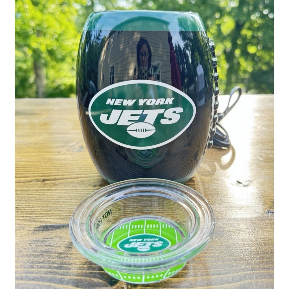 New York Jets NFL Scentsy Football Wax Warmer Man Cave Fan Gift w Box